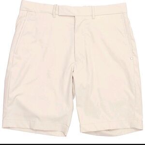 RLX Golf Ralph Lauren Men Shorts Size 36 Basic Sand Classic Fit Polyester Zipper